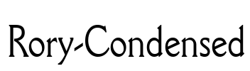 Rory-Condensed Font Image