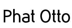 Phat Otto Font Image