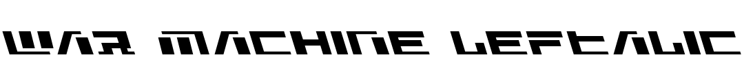 War Machine Leftalic