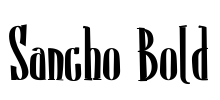 Sancho Bold Font Image