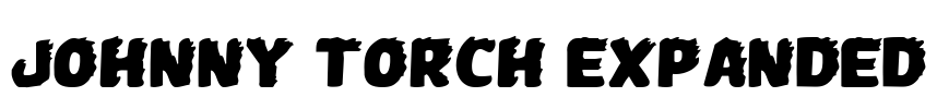 Johnny Torch Expanded Font Image