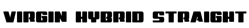 Virgin Hybrid Straight Font Image