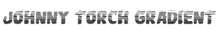 Johnny Torch Gradient Font Image