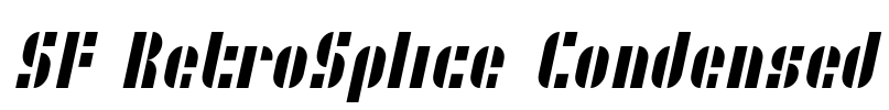 SF RetroSplice Condensed