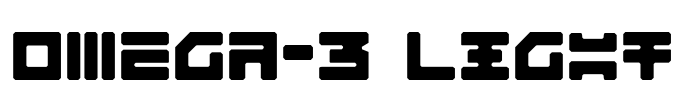 Omega-3 Light Font Image