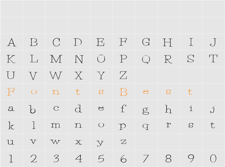 PetuniaBounce Character Map