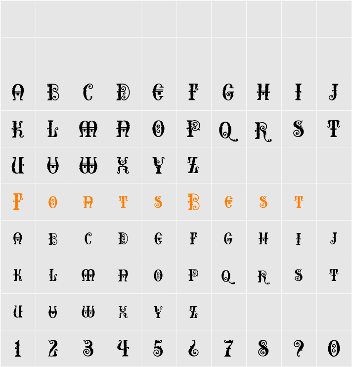 Erotokritos Character Map