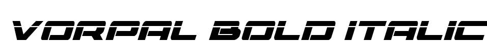 Vorpal Bold Italic