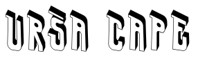 Ursa Cape Font Image