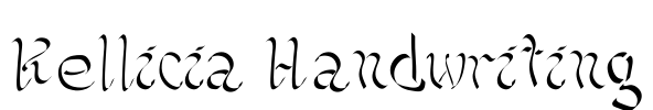 Kellicia Handwriting Font Image