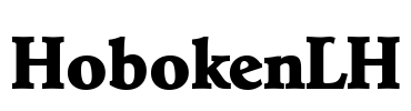 HobokenLH Font Image