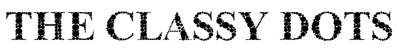 The Classy Dots Font Image