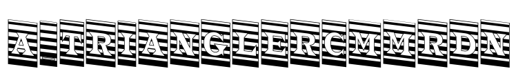 a_TrianglerCmMrDn Font Image