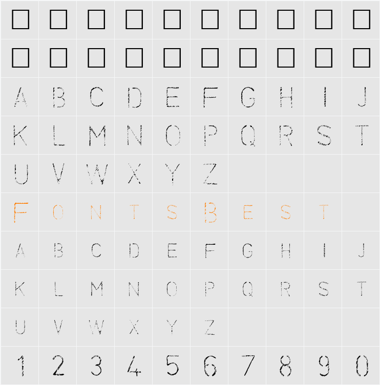 Primer Character Map
