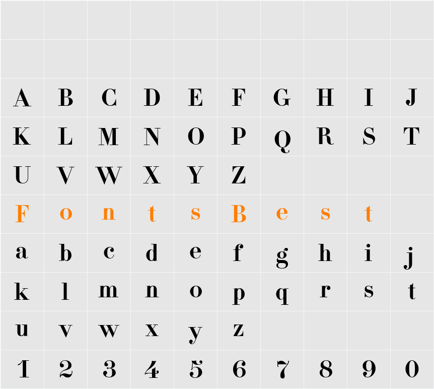 DidonaC Character Map