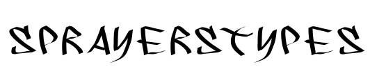 SprayersTypes Font Image
