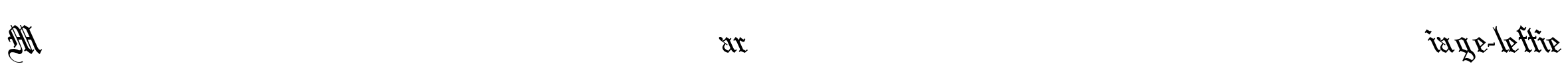 Mariage-leftie Font Image