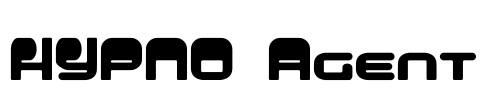 HYPNO Agent Font Image
