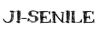 JI-Senile Font Image
