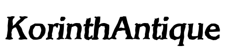 KorinthAntique Font Image