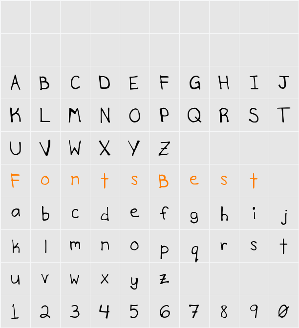 SecretSlob Character Map