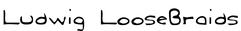 Ludwig LooseBraids Font Image