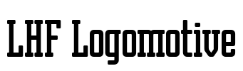 LHF Logomotive Font Image