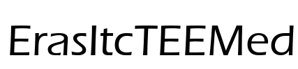 ErasItcTEEMed Font Image