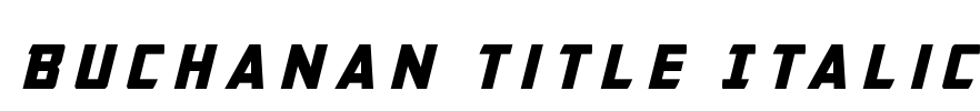 Buchanan Title Italic