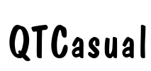 QTCasual Font Image