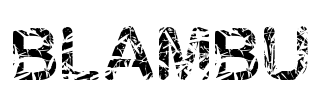 blambu Font Image