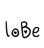 loBe Font Image