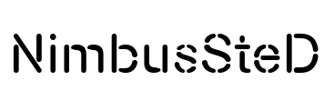 NimbusSteD Font Image