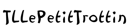 TLLePetitTrottin Font Image