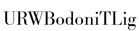 URWBodoniTLig