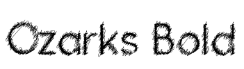Ozarks Bold Font Image