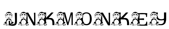 JNKMONKEY Font Image