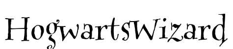 HogwartsWizard Font Image