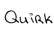Quirk Font Image