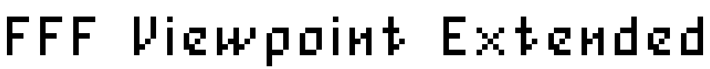FFF Viewpoint Extended Font Image
