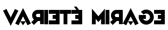 Varieté Mirage Font Image