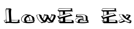LowEa Ex Font Image