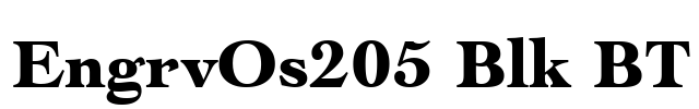 EngrvOs205 Blk BT