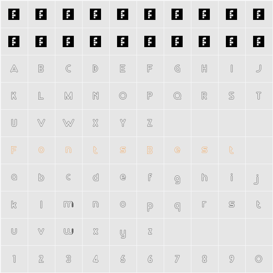 RM Playtime Character Map