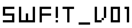 SWF!T_v01 Font Image