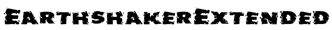 EarthshakerExtended Font Image