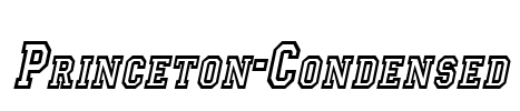 Princeton-Condensed Font Image