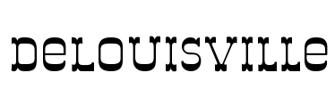 DeLouisville Font Image