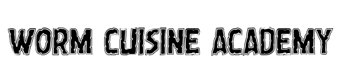 Worm Cuisine Academy Font Image