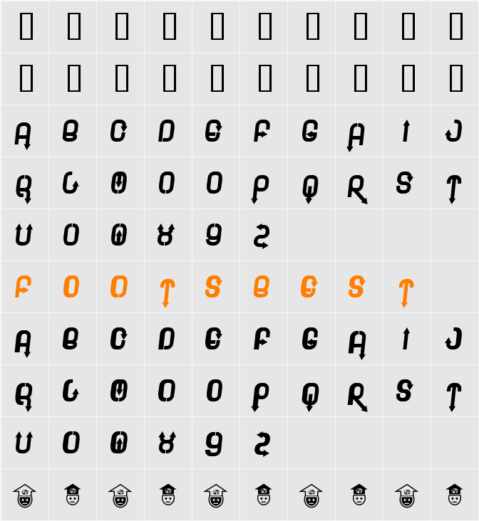 Plee Character Map